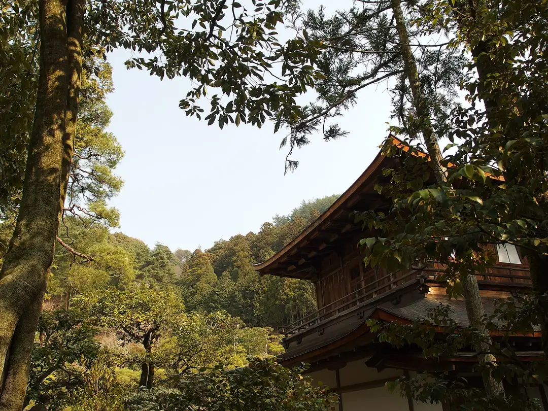 The Silver Pavilion and its pond garden at Ginkaku-ji, Kyoto